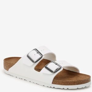 NWT Men’s White Arizona Birkenstock